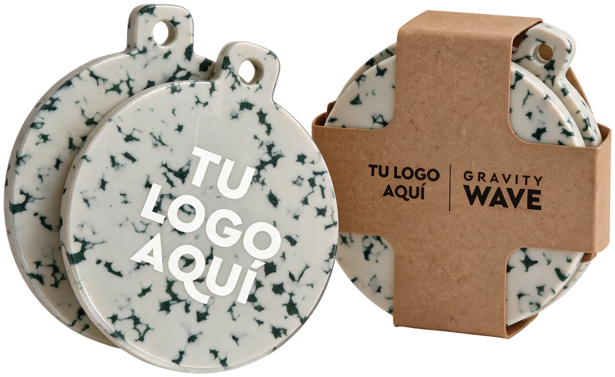 Customised band and bauble with your logo printed in white
