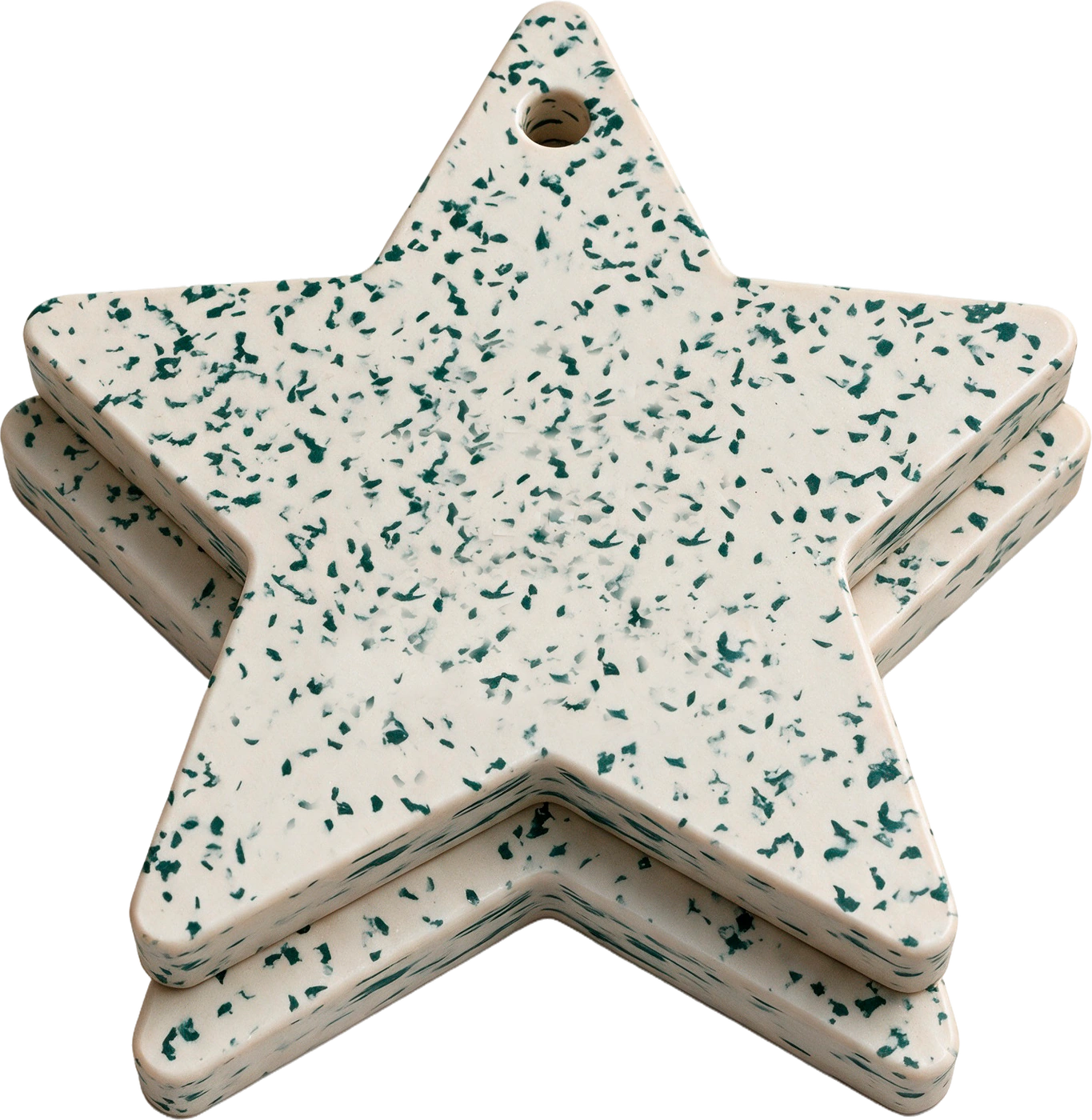 Dos estrellas de Navidad Marsella de Gravity Wave, sin impresión