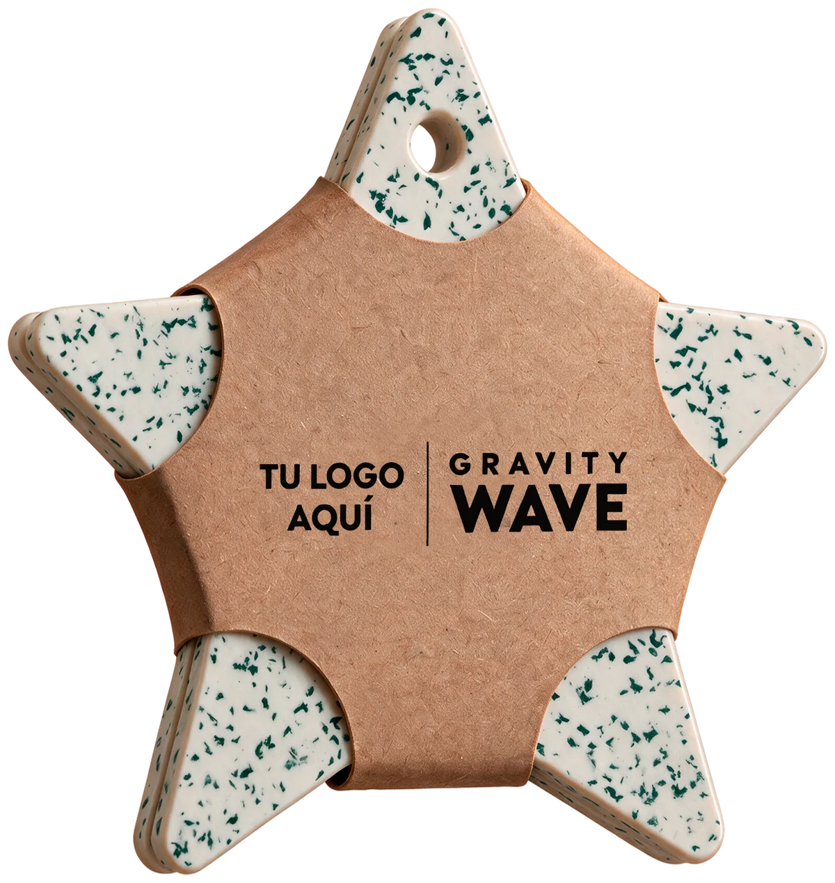 Pack of stars in the kraft sleeve customised with your logo