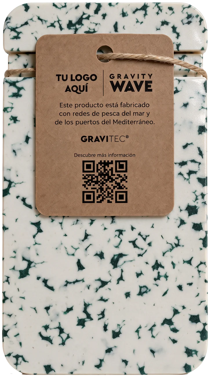 Phone stand with the kraft tag customised with your logo